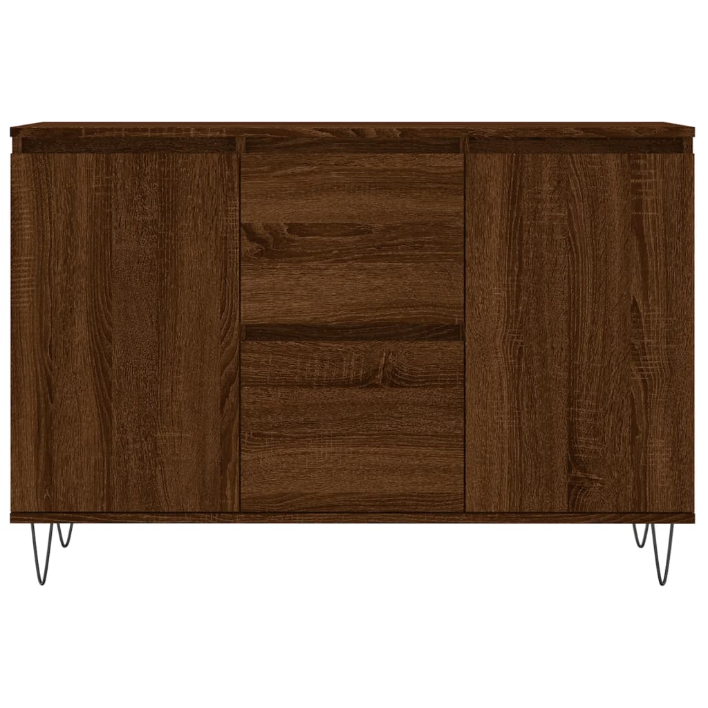 Brown Oak Sideboard - Sudd