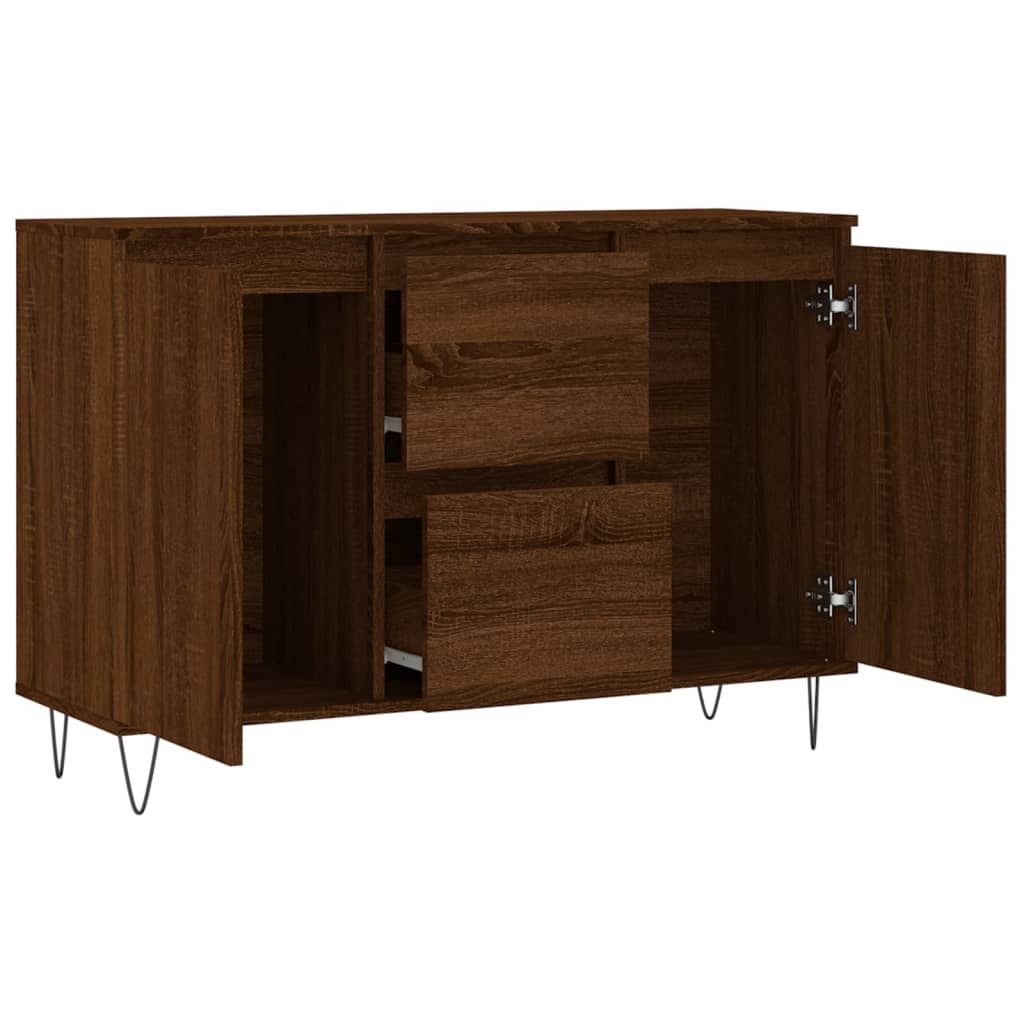 Brown Oak Sideboard - Sudd