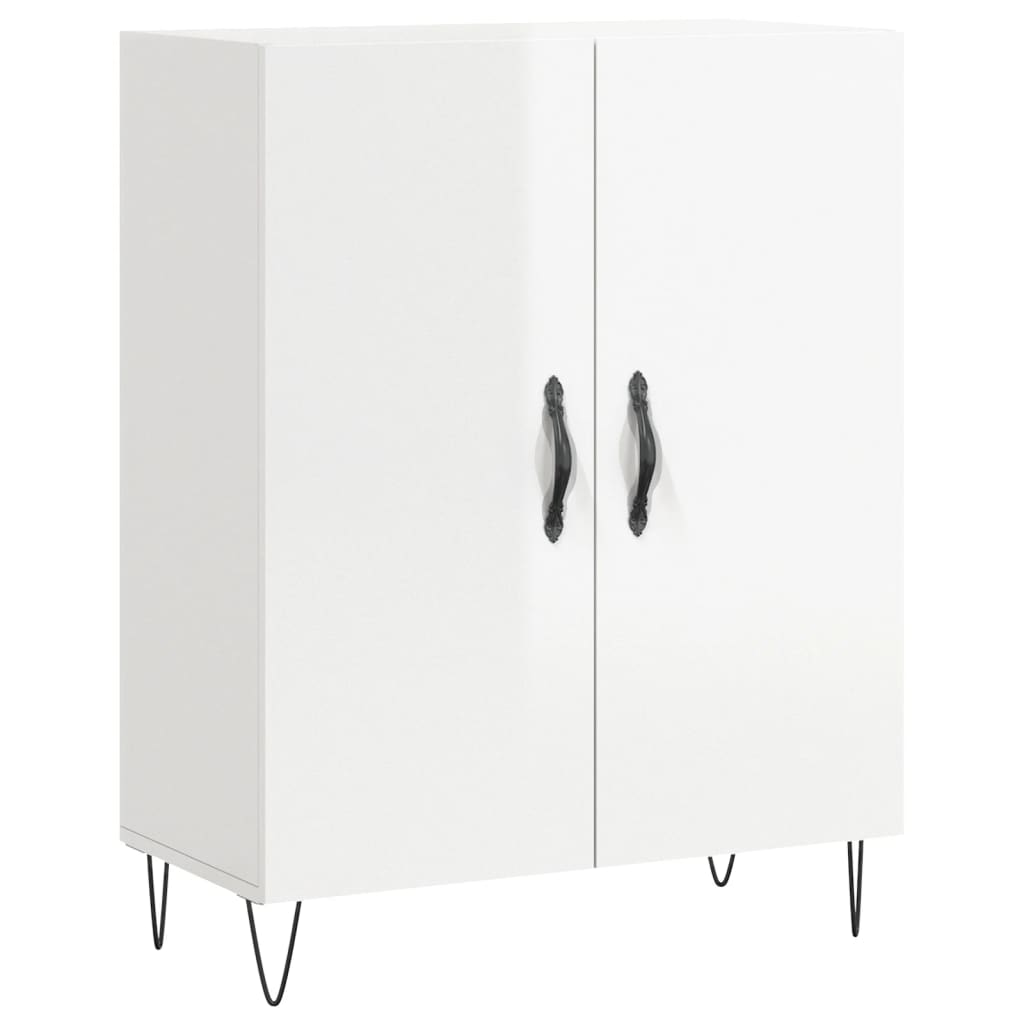 High Gloss White Sideboard - Sudd