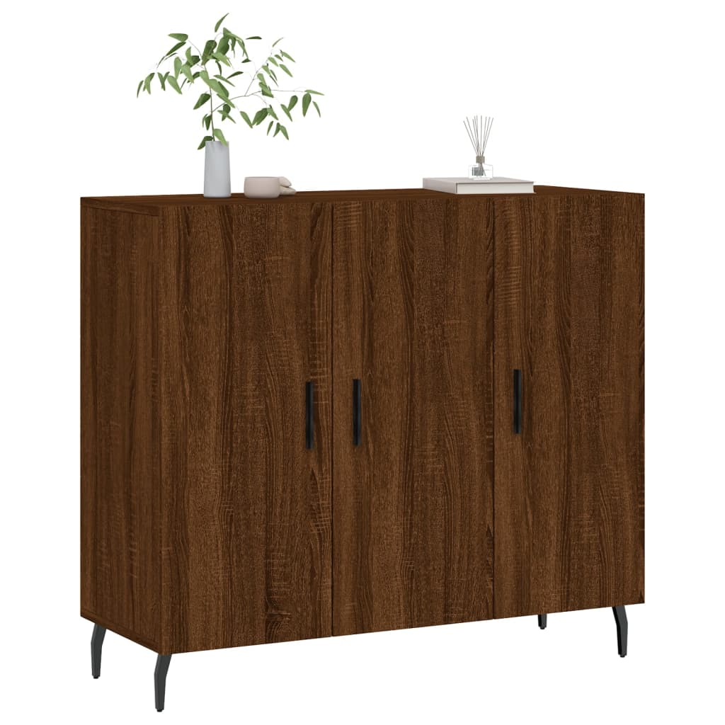 Brown Oak Sideboard - Sudd