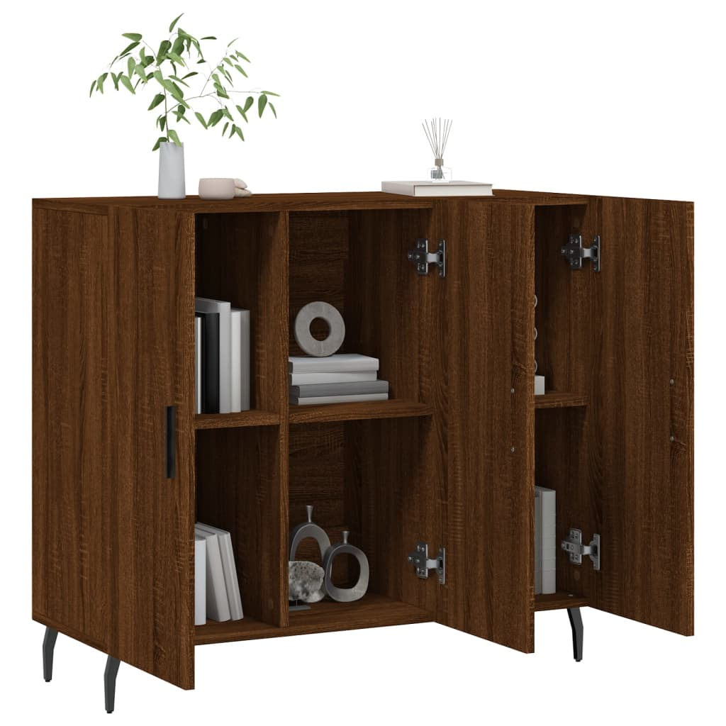 Brown Oak Sideboard - Sudd