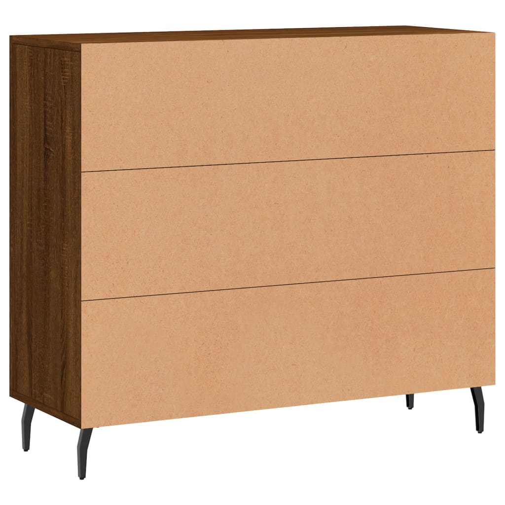 Brown Oak Sideboard - Sudd