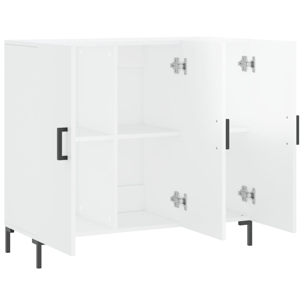 High Gloss White Sideboard - Sudd