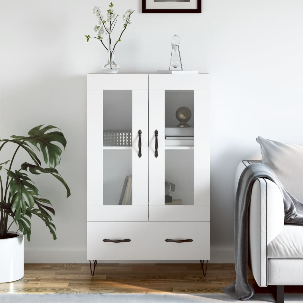 White Highboard - Sudd