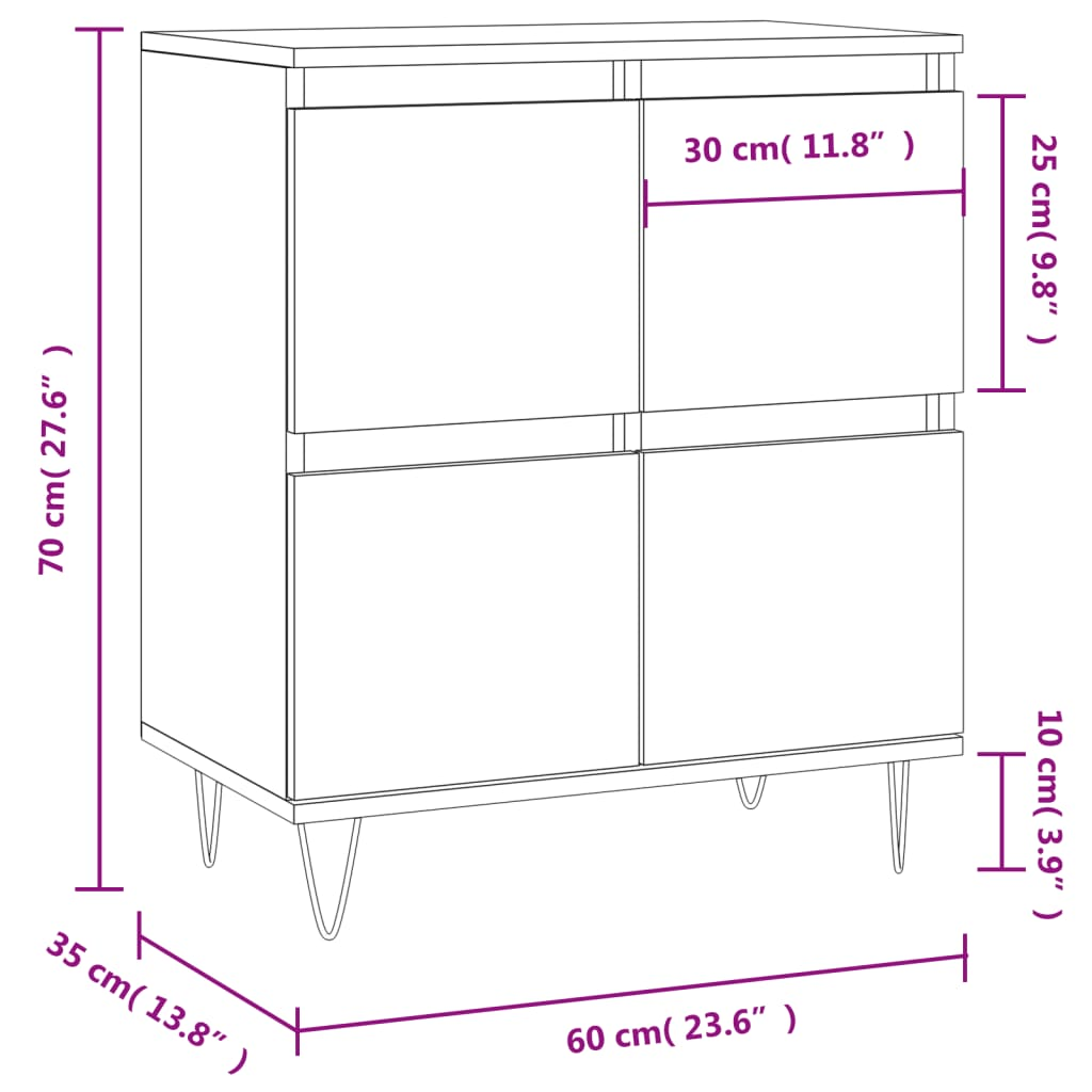 White Sideboard - Sudd