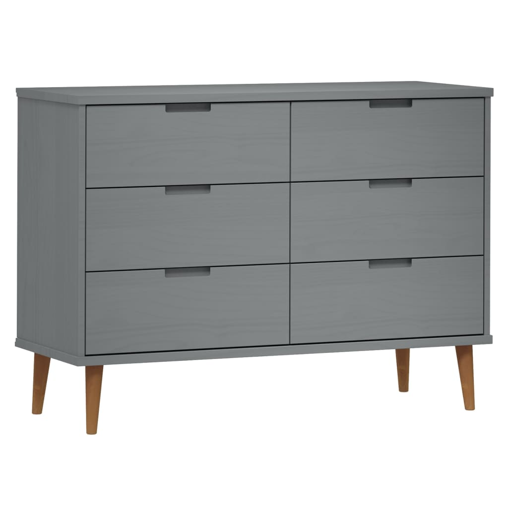 Grey Drawer Cabinet - Sudd