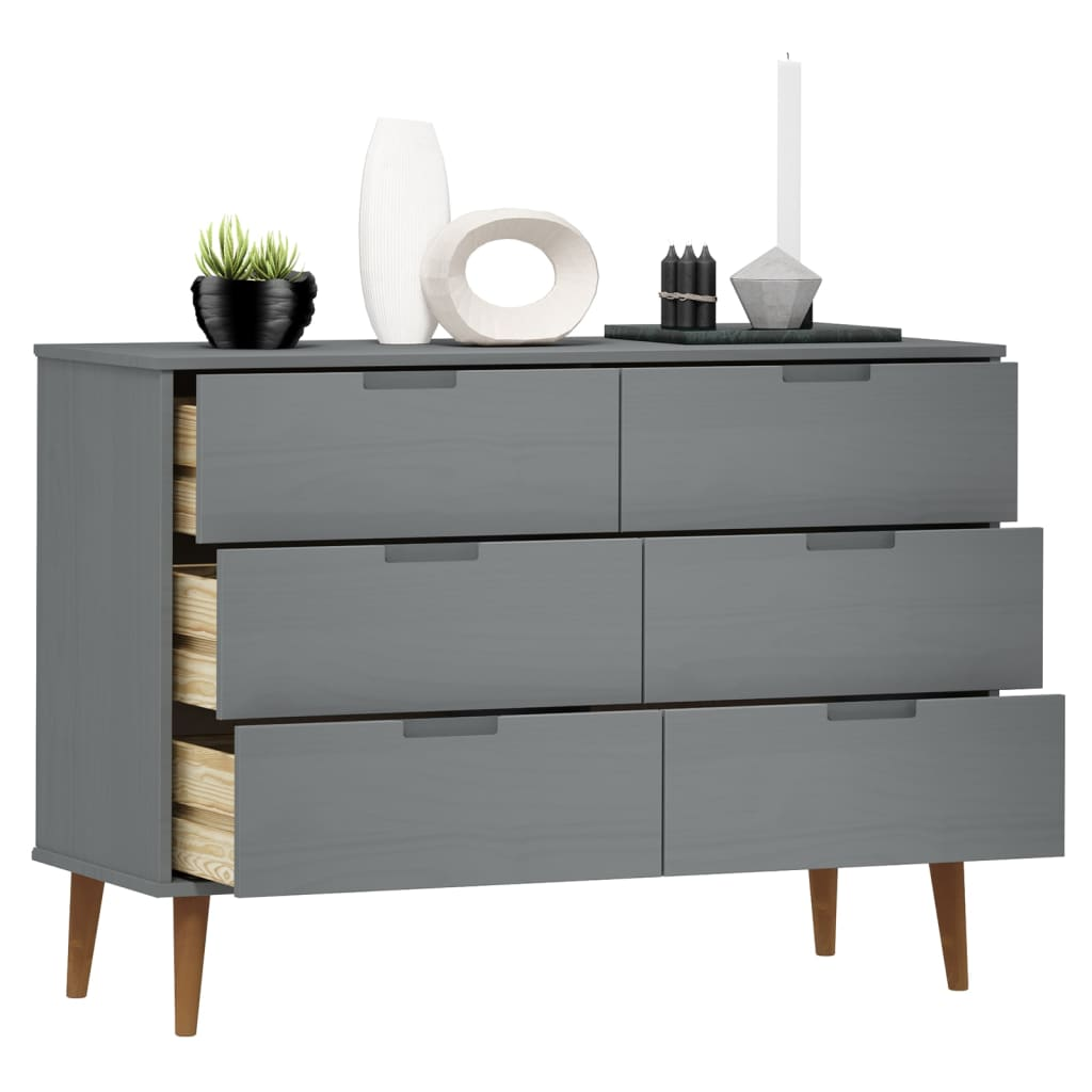 Grey Drawer Cabinet - Sudd