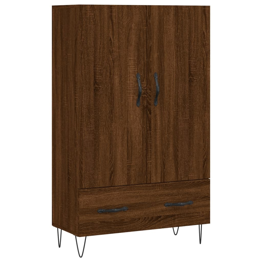 Brown Oak Highboard - Sudd