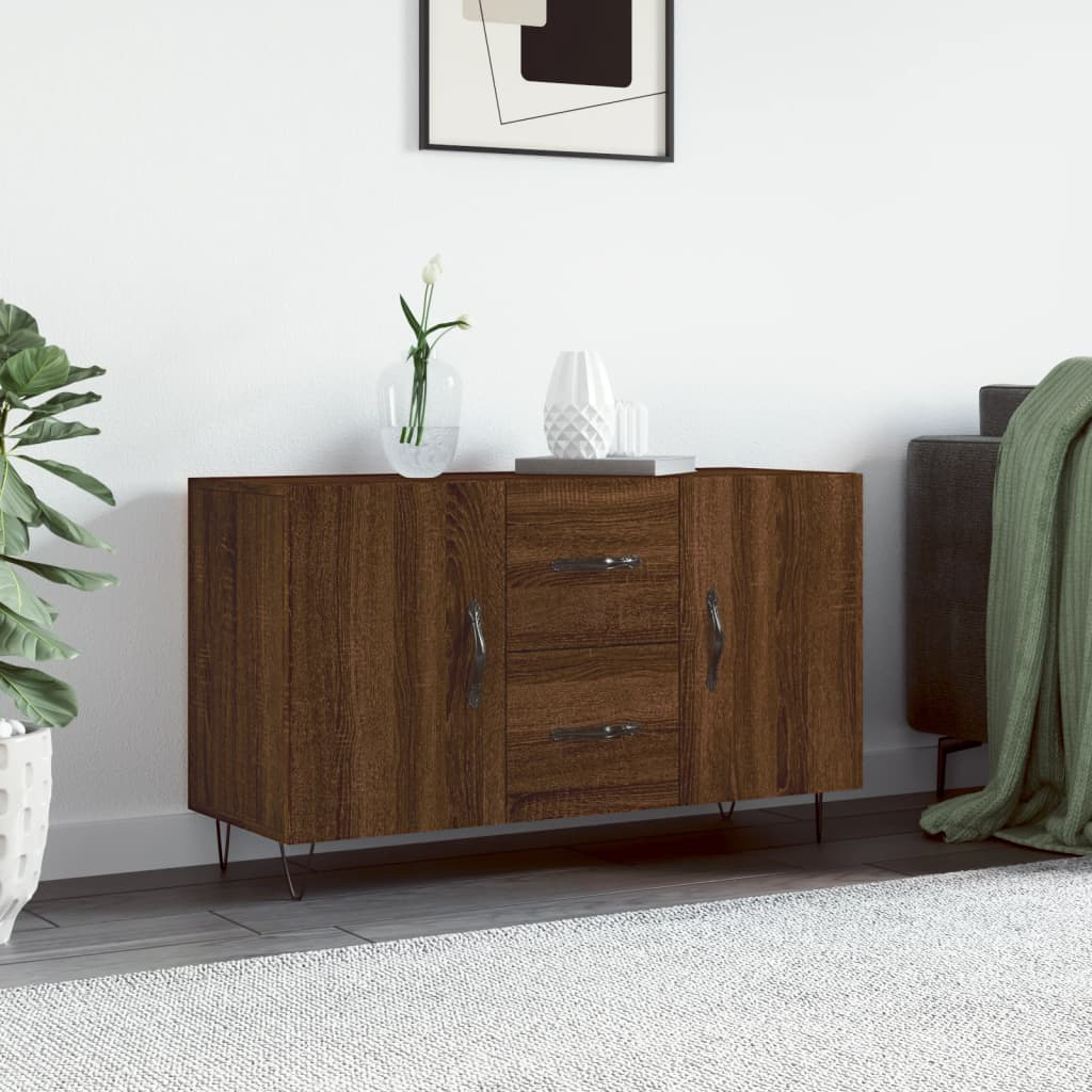 Brown Oak Sideboard - Sudd