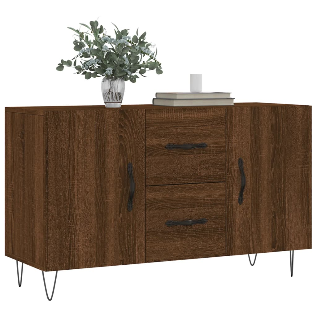 Brown Oak Sideboard - Sudd