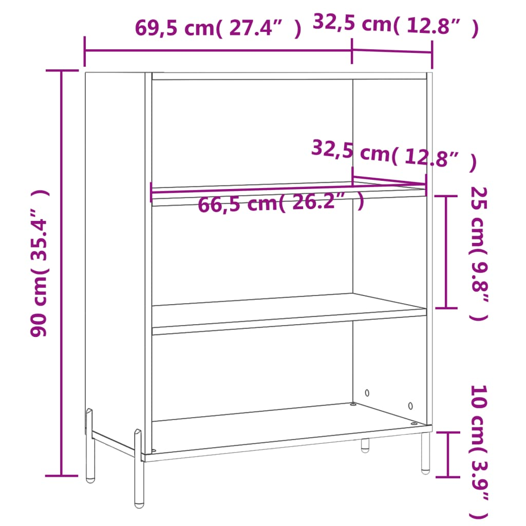 Sonoma Oak Shelf Cabinet - Sudd