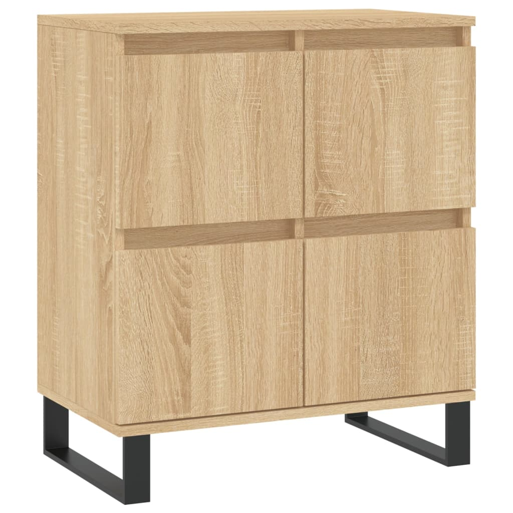 vidaXL Sideboards 3 pcs Sonoma Oak Engineered Wood - Sudd