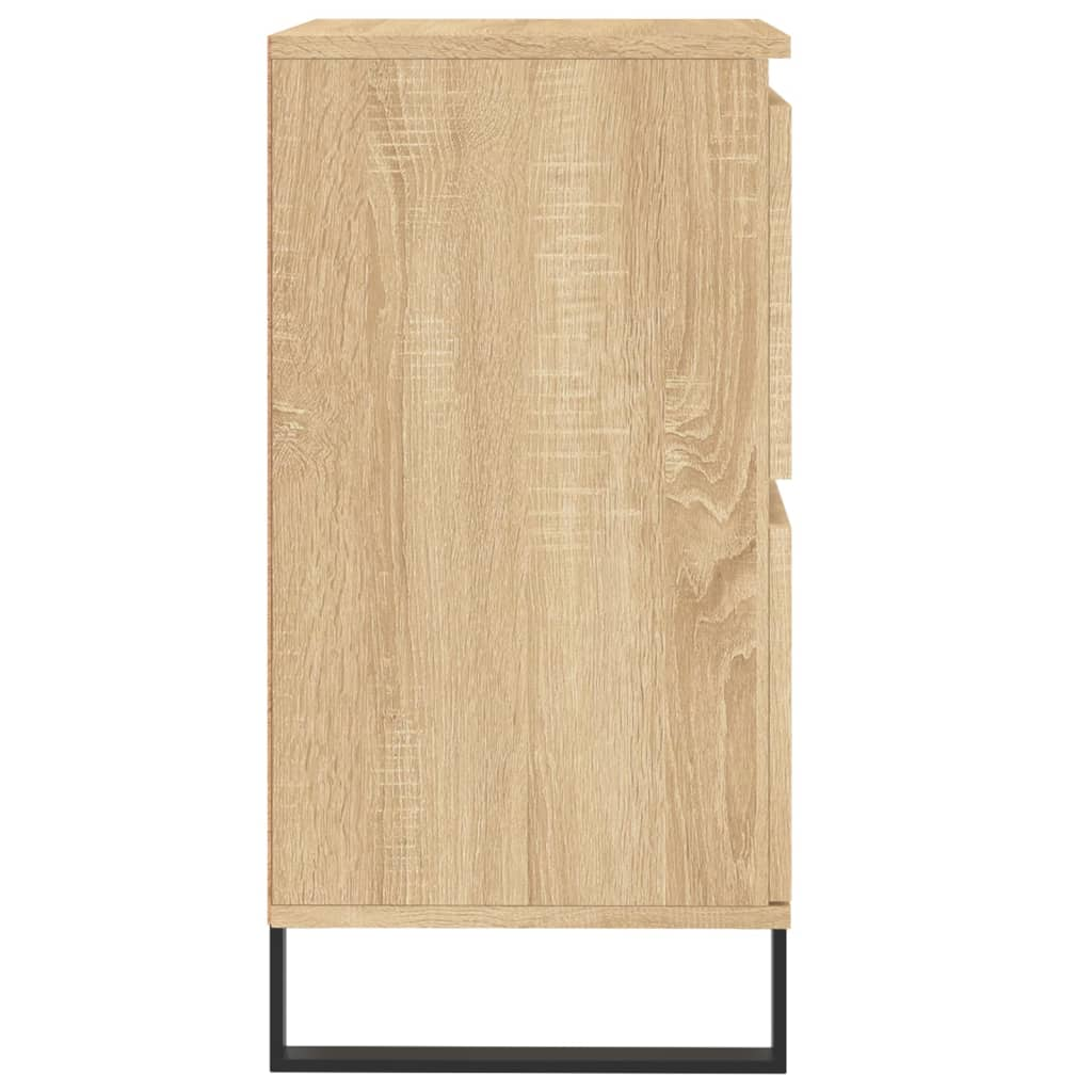 vidaXL Sideboards 3 pcs Sonoma Oak Engineered Wood - Sudd