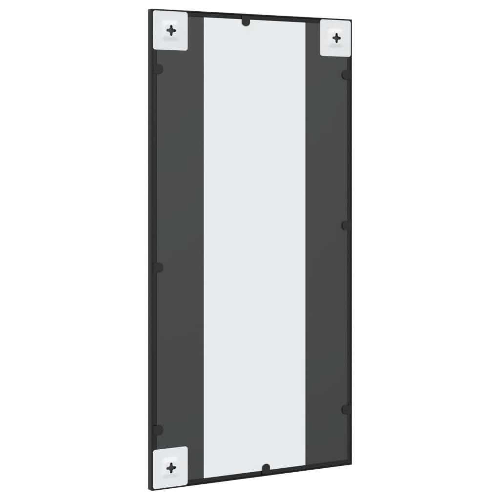 Black Metal Wall Mirror 40x80 cm - Sudd