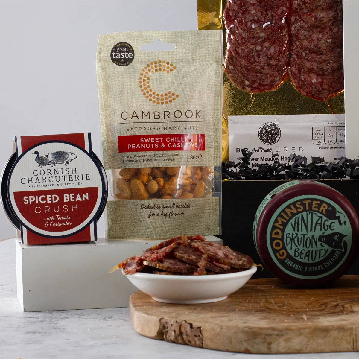 Indulge in the Rose Wine, Snacks, Cheese and Charcuterie Hamper - Sudd