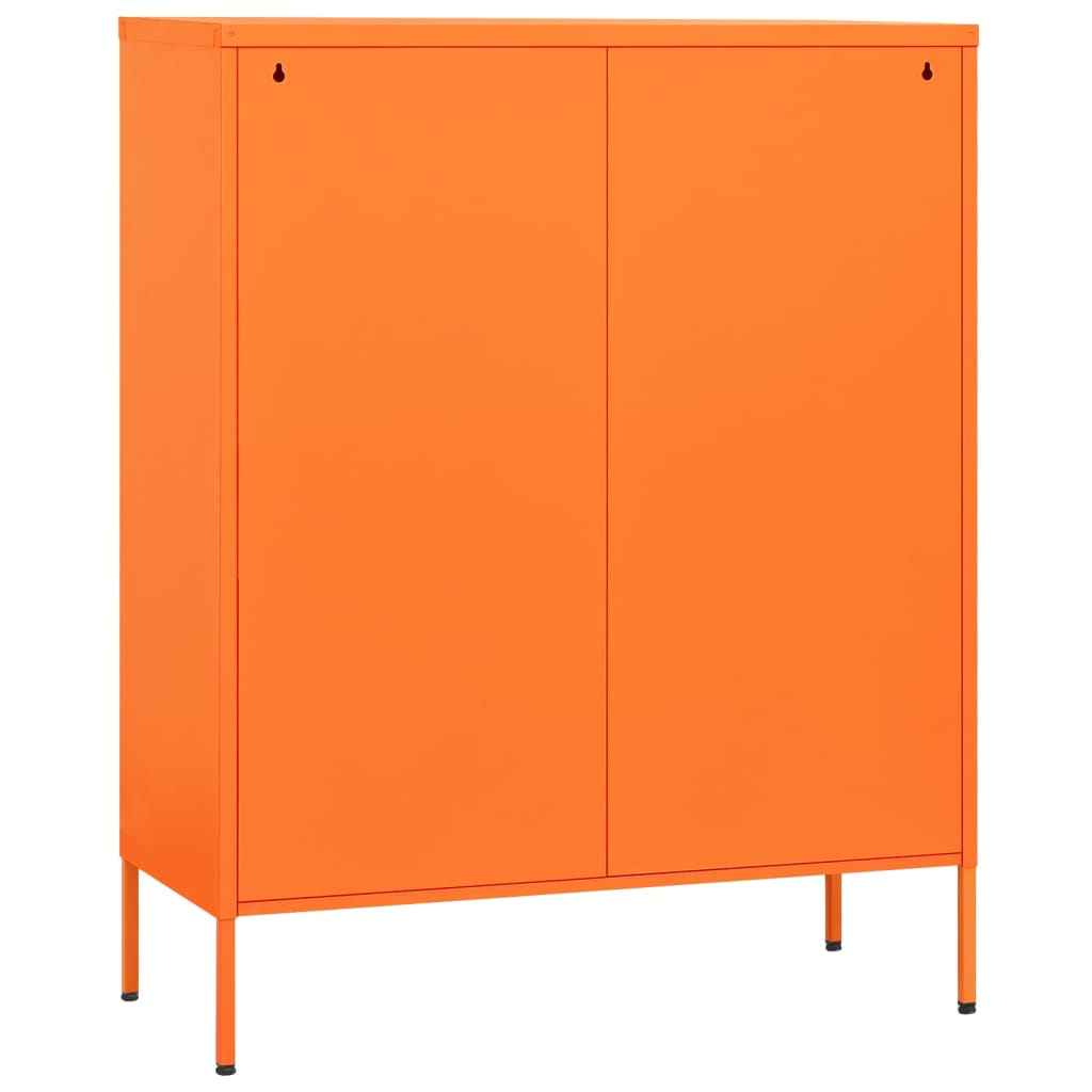 Orange Steel Chest of Drawers - Sudd