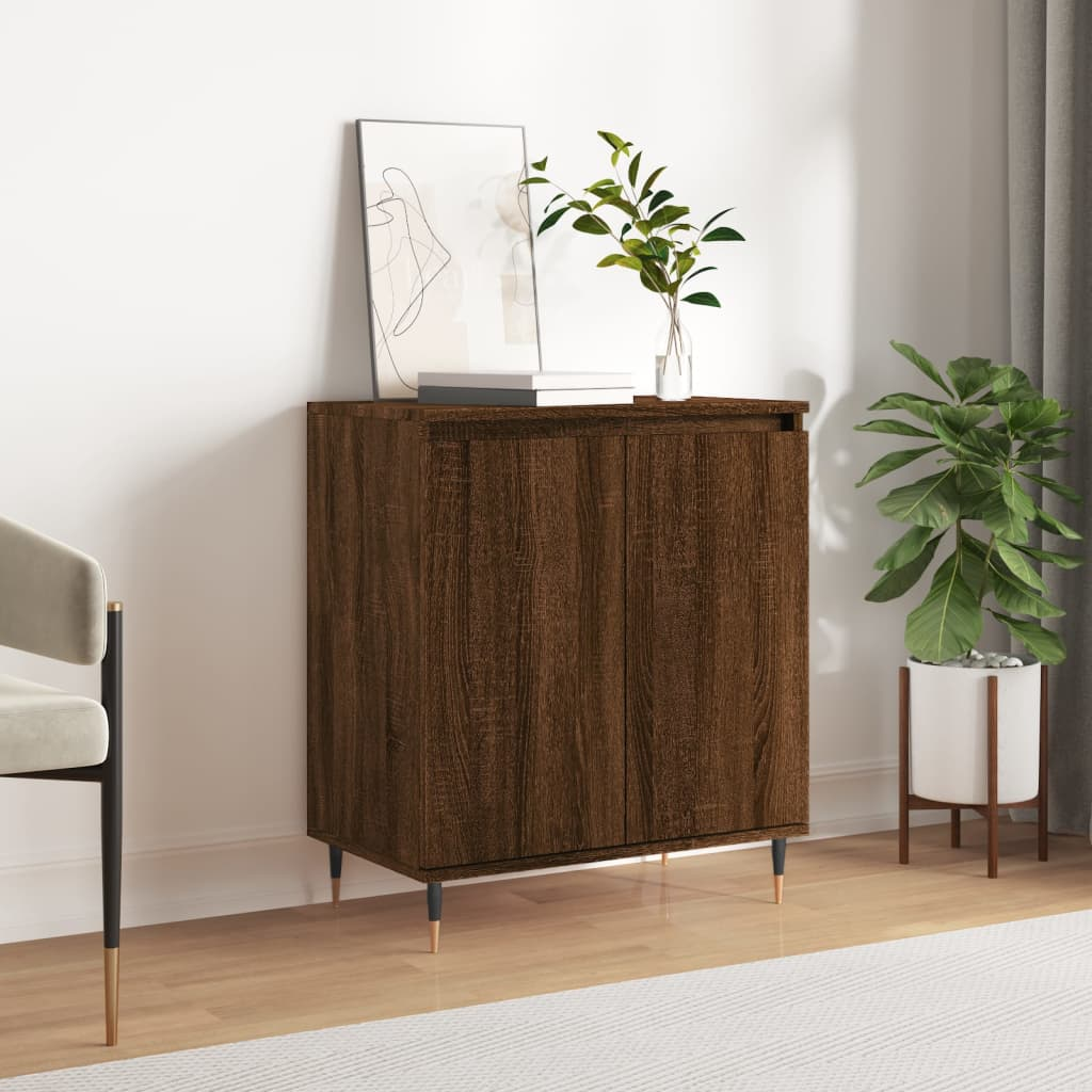 Brown Oak Sideboard Medium - Sudd