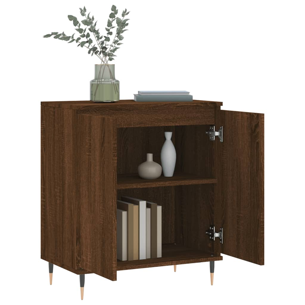 Brown Oak Sideboard Medium - Sudd