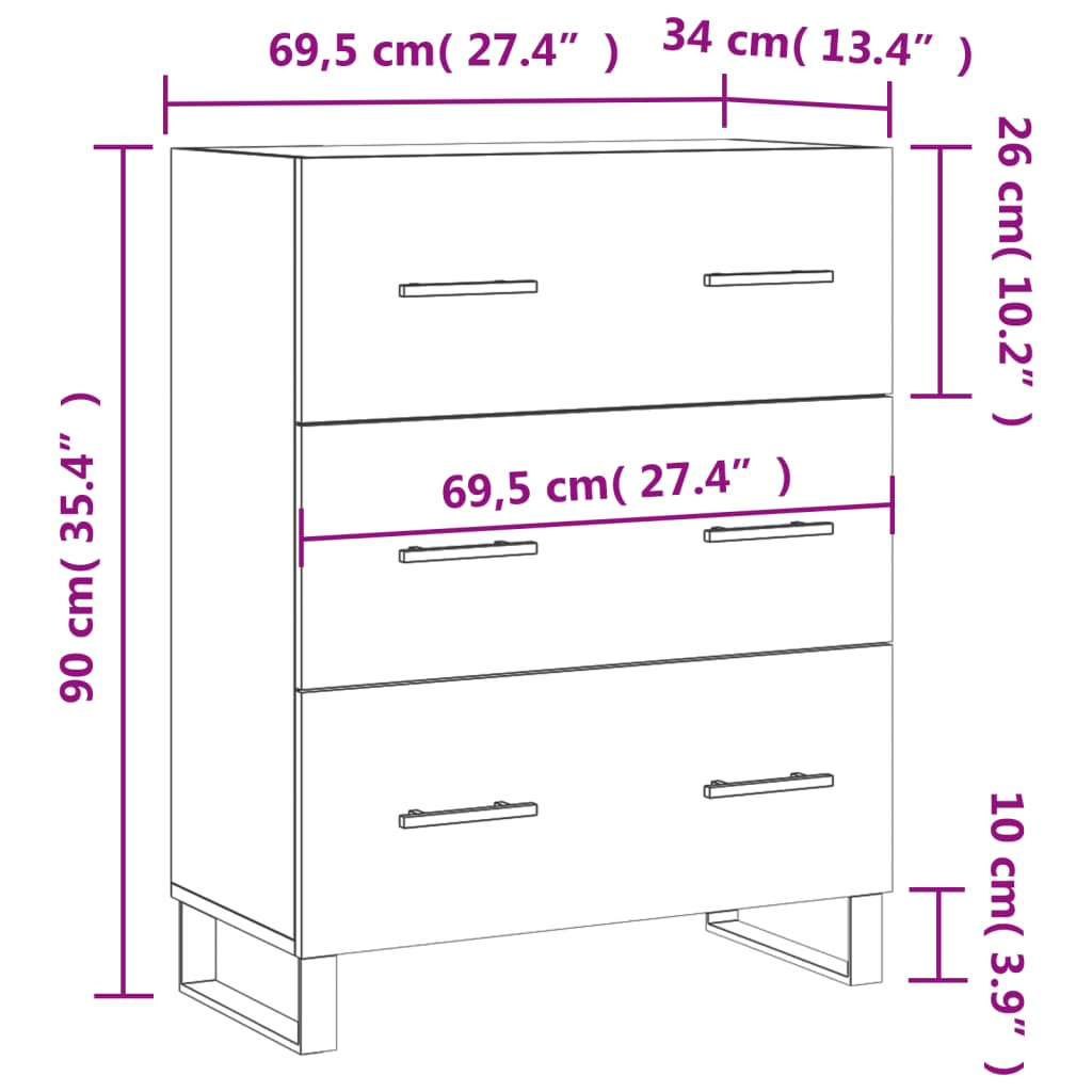 White Sideboard - Sudd