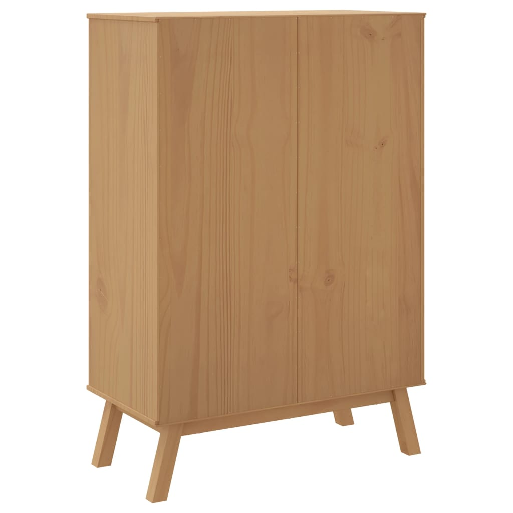 White and Brown Highboard - Sudd