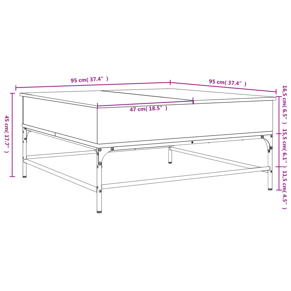 Grey Coffee Table - Sudd