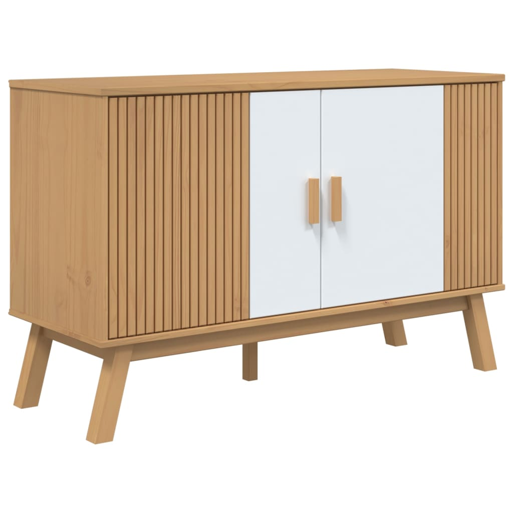 White and Brown Sideboard - Sudd