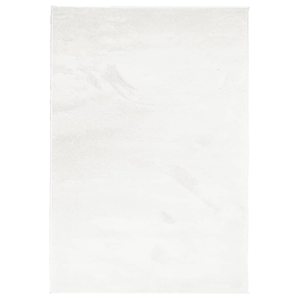 vidaXL Rug OVIEDO Short Pile Cream 120x170 cm - Soft, Durable, and Stylish - Sudd