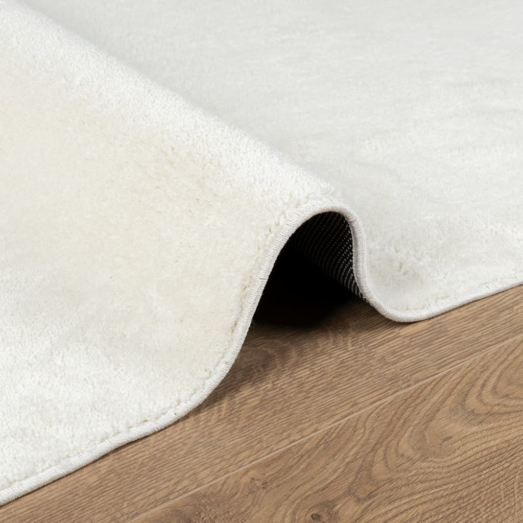 vidaXL Rug OVIEDO Short Pile Cream 120x170 cm - Soft, Durable, and Stylish - Sudd