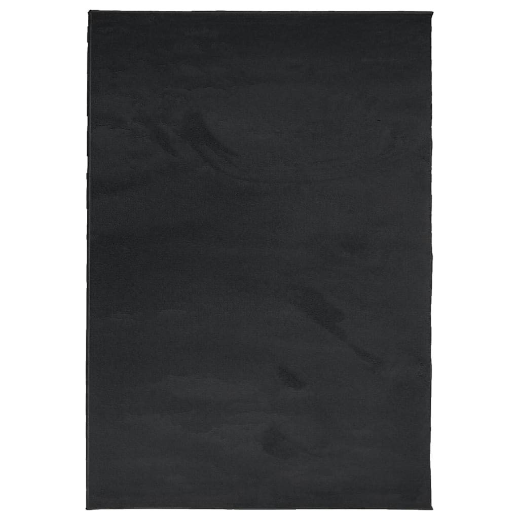 vidaXL Rug OVIEDO Short Pile Black 120x170 cm - Soft, Durable, and Stylish - Sudd