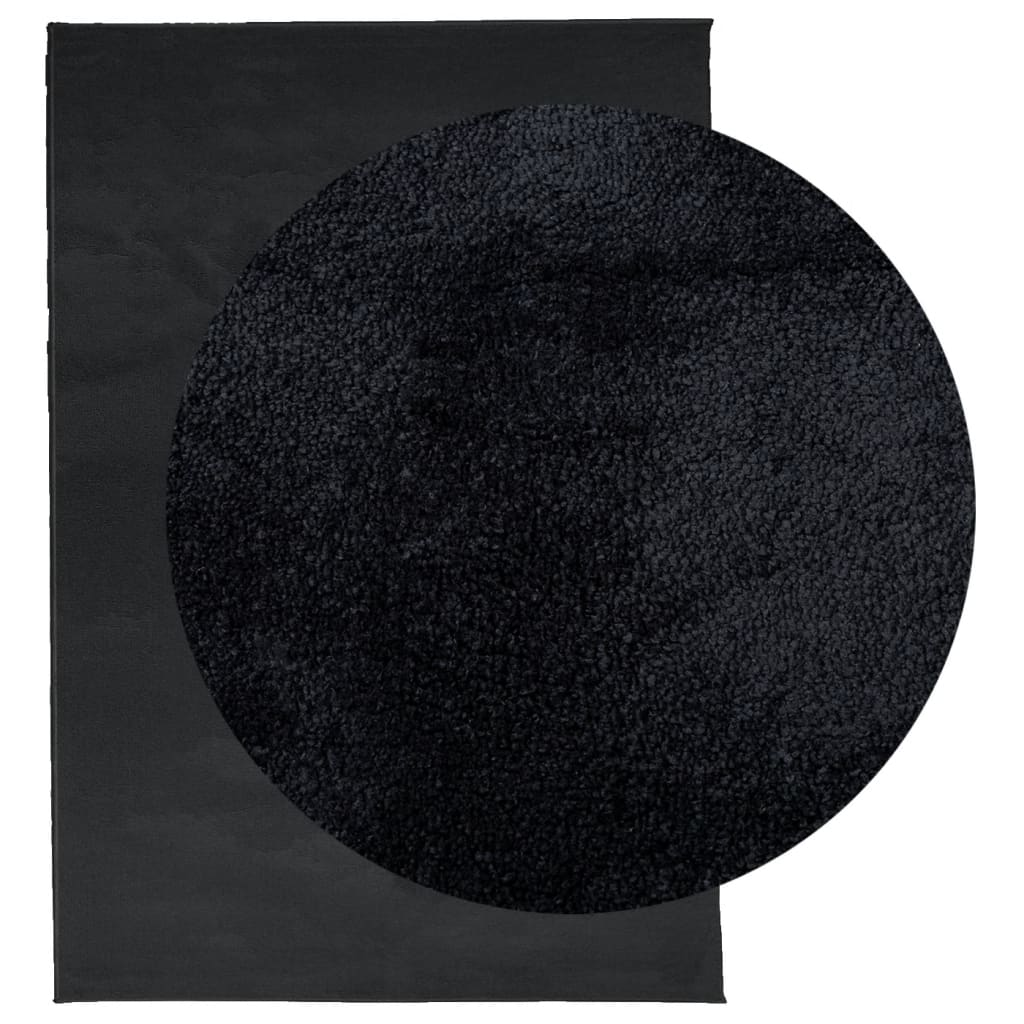 vidaXL Rug OVIEDO Short Pile Black 120x170 cm - Soft, Durable, and Stylish - Sudd