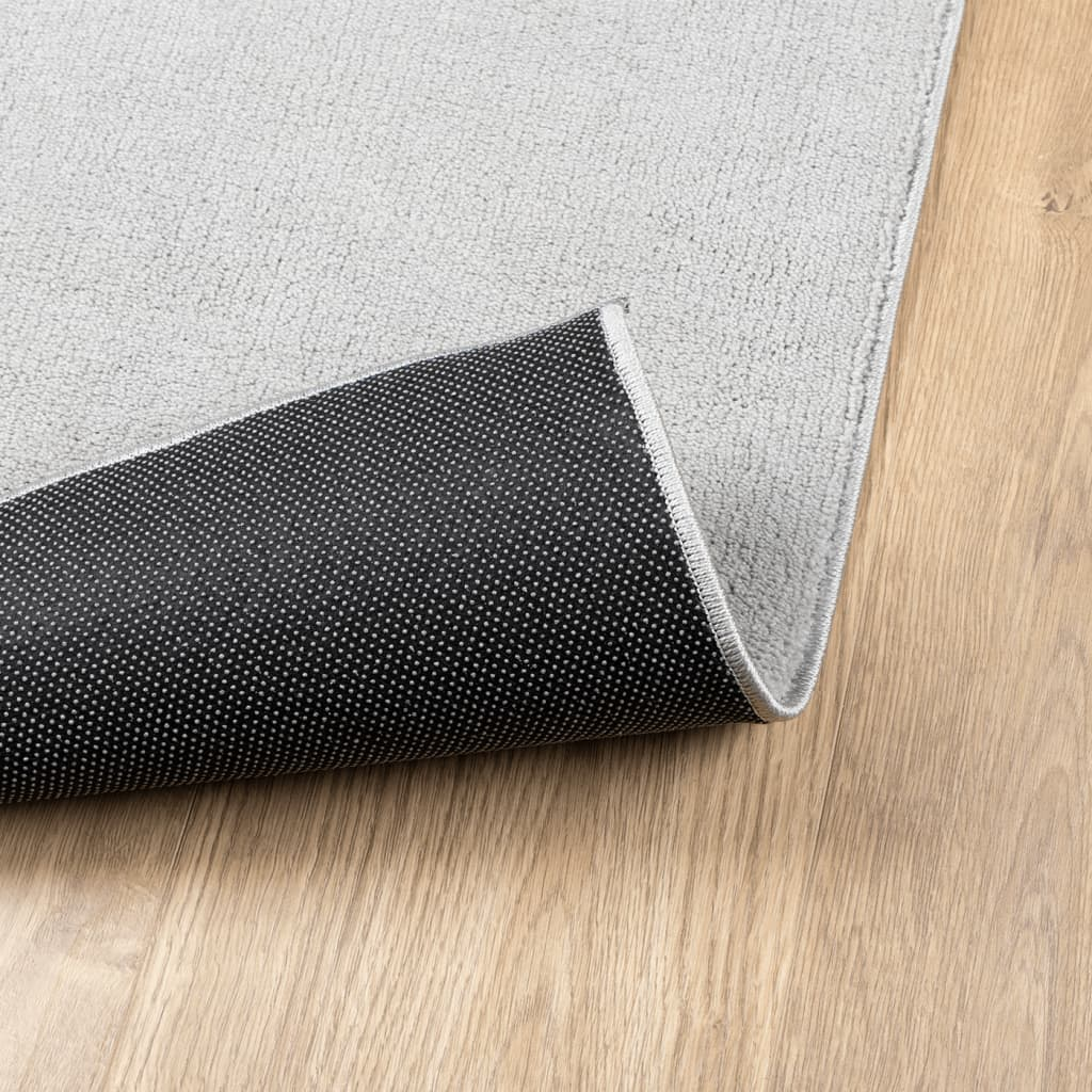 vidaXL Rug OVIEDO Short Pile Grey 300x400 cm - Soft and Stylish Area Rug for Home Decor - Sudd