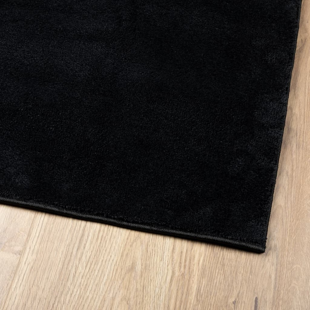 vidaXL Rug OVIEDO Short Pile Black 60x110 cm - Soft, Durable, and Stylish - Sudd