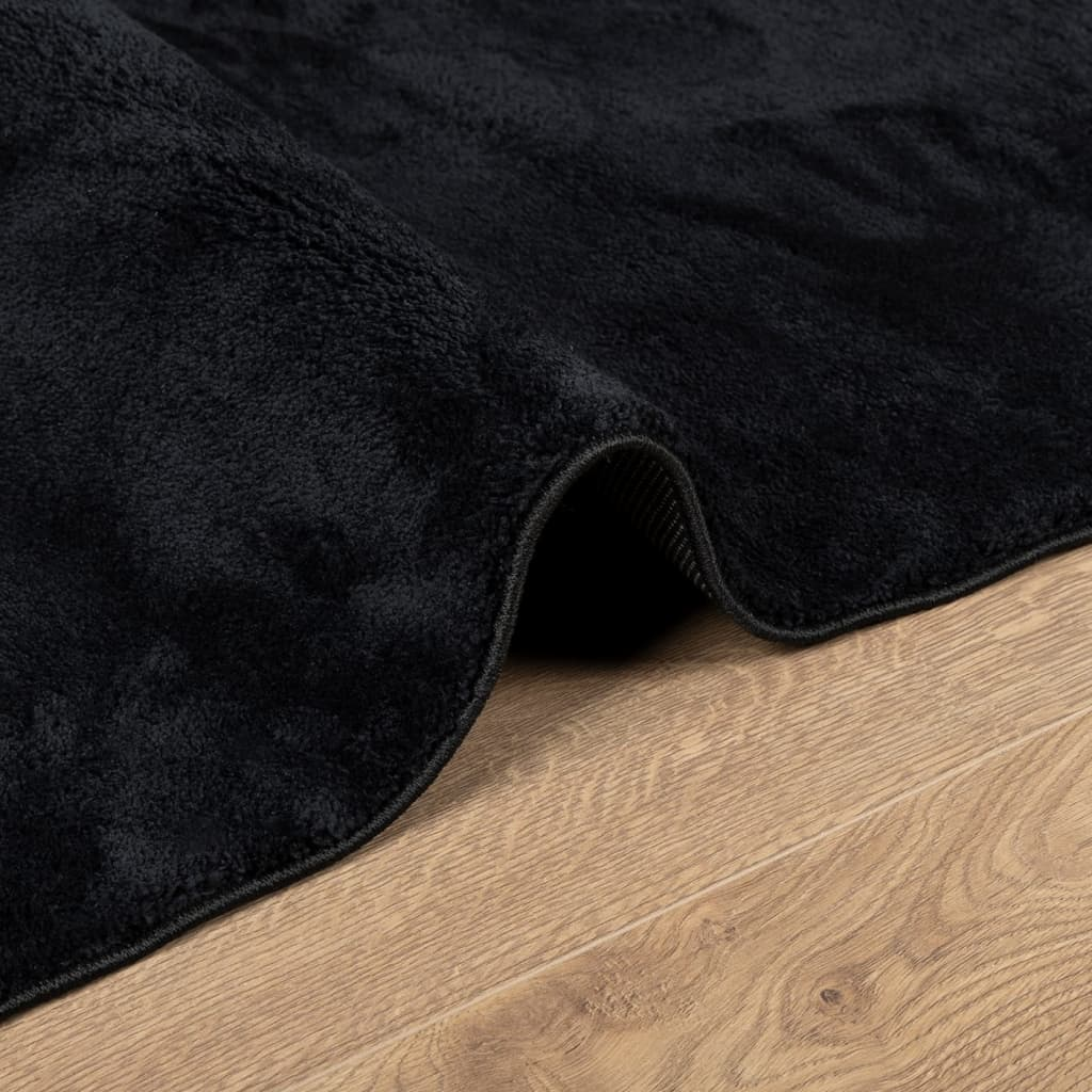 vidaXL Rug OVIEDO Short Pile Black 300x400 cm - Soft, Durable, and Stylish - Sudd