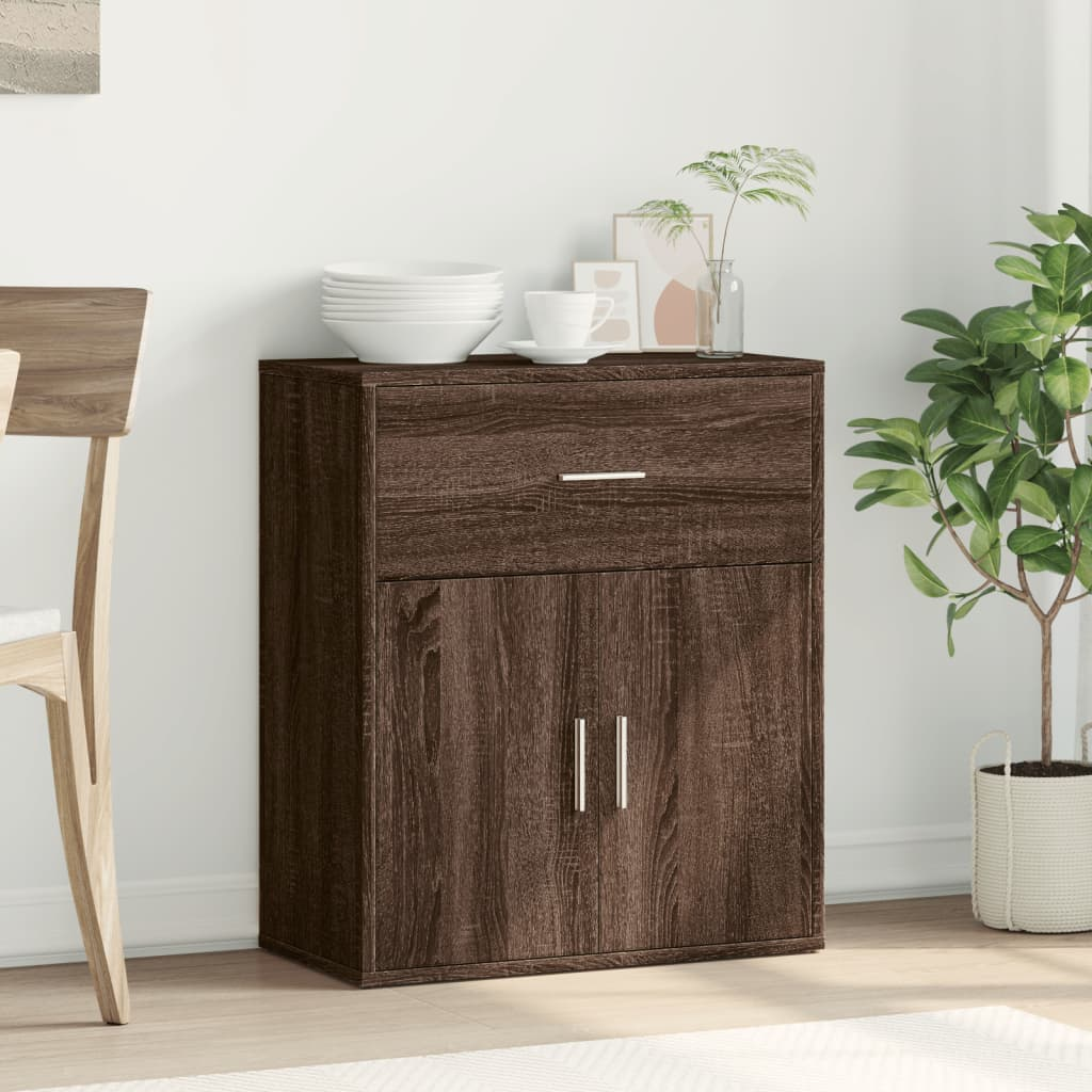 Brown Oak Sideboard - Sudd