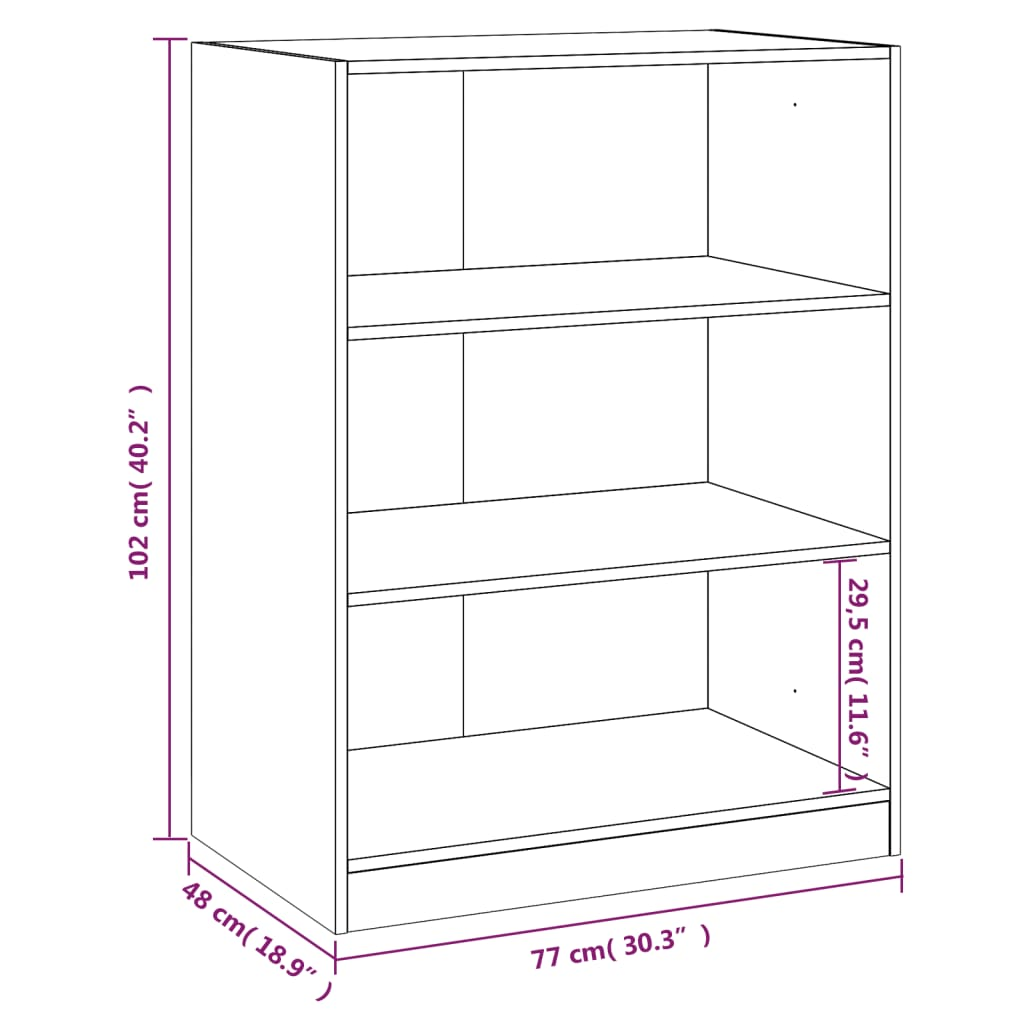 Wardrobe Brown Oak - Sudd