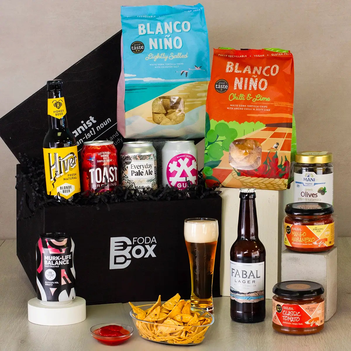 Beer, Chips and Dips Gift Box