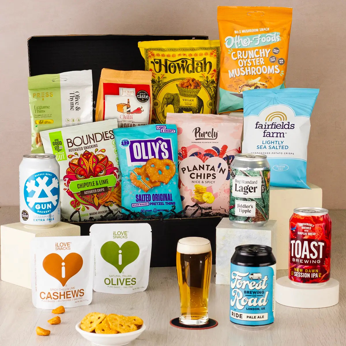 Vegan Beer and Snack Gift Hamper