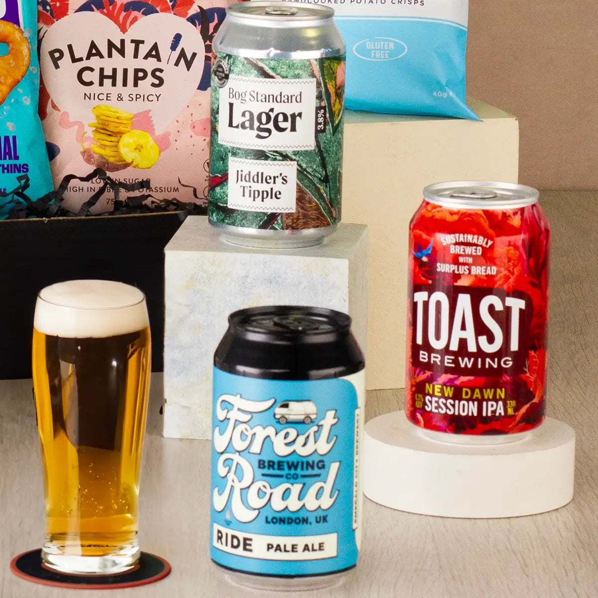 Vegan Beer and Snack Gift Hamper