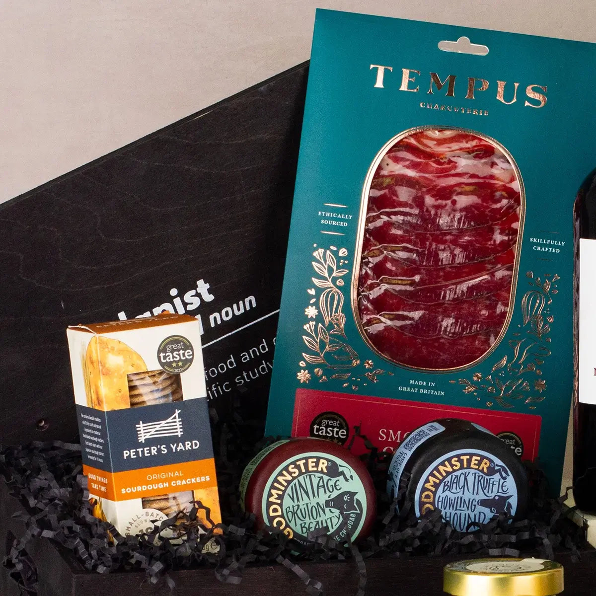 Red Wine, Cheese, and Charcuterie Gift Hamper