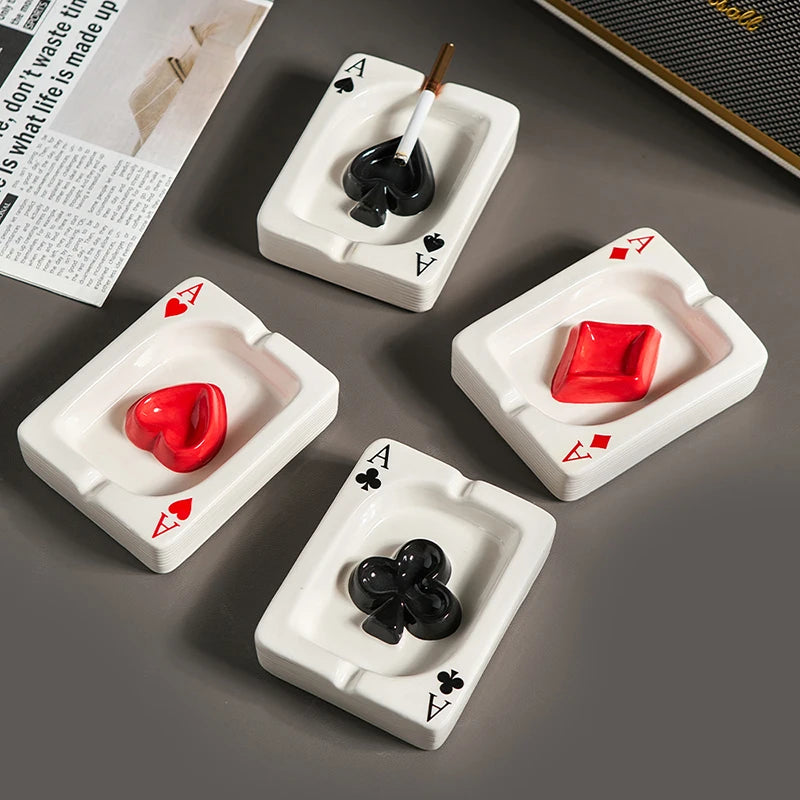 Playing Card Ashtray - Sudd