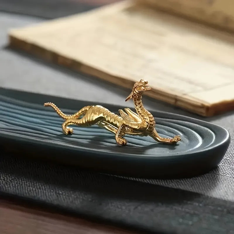 Golden Dragon Incense Holder - Sudd