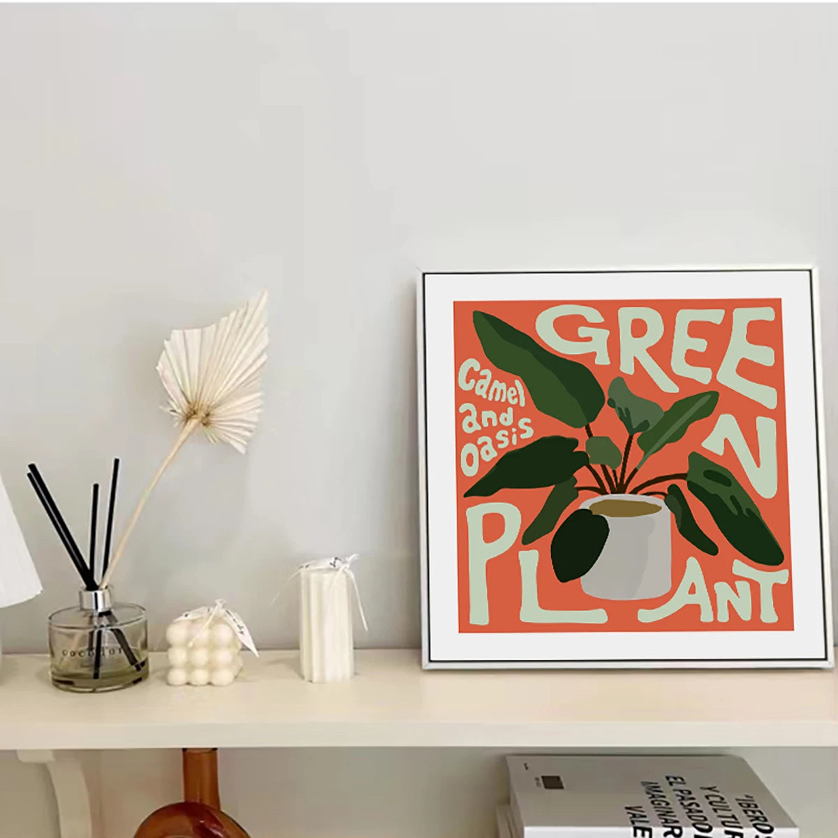 Green Plant Square Print - Sudd