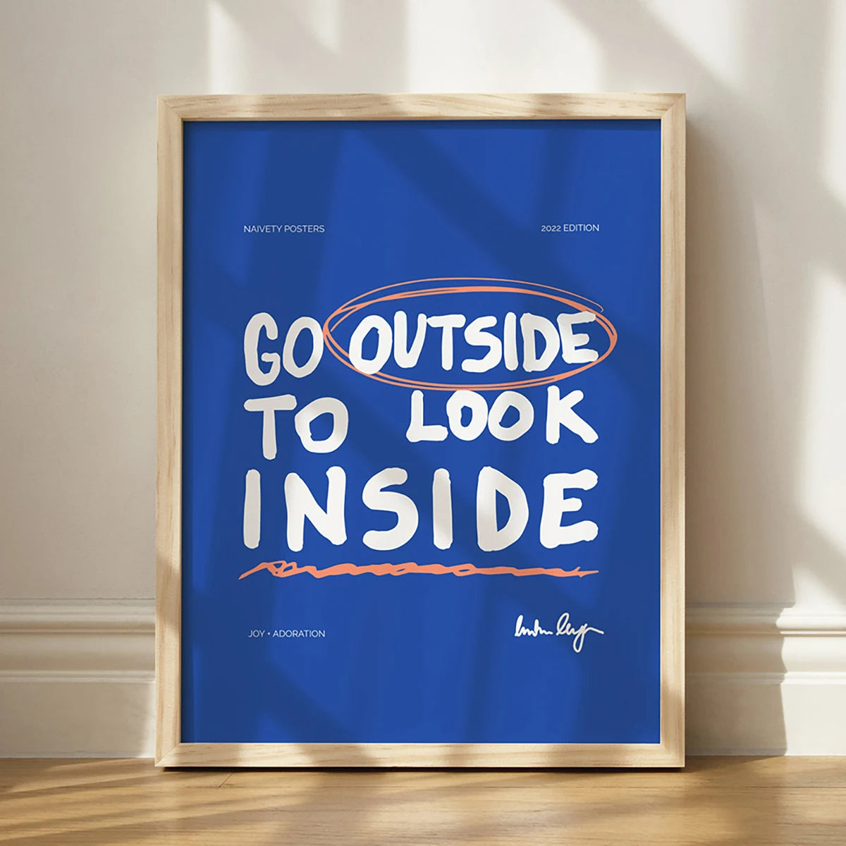 Go Outside to Look Inside Print - Sudd