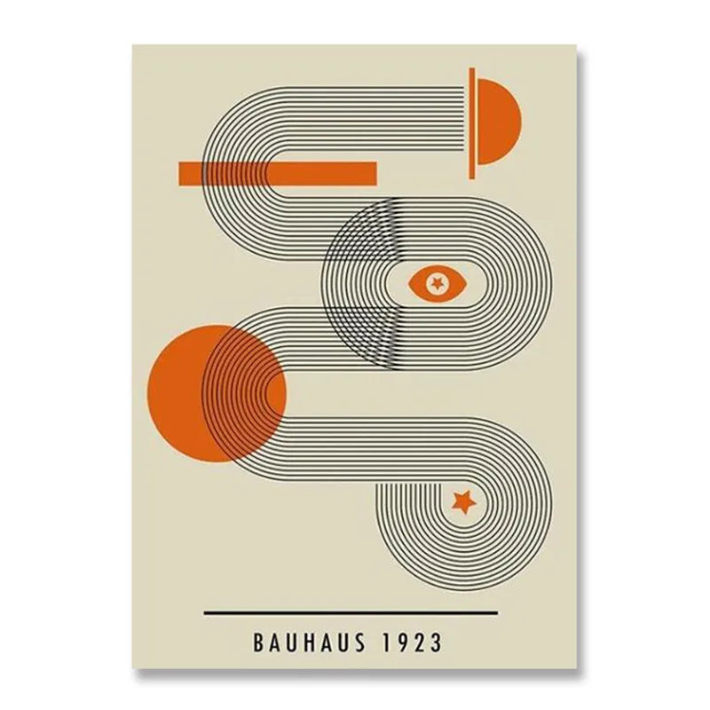 Bauhaus 1923 Minimalism Print - Sudd