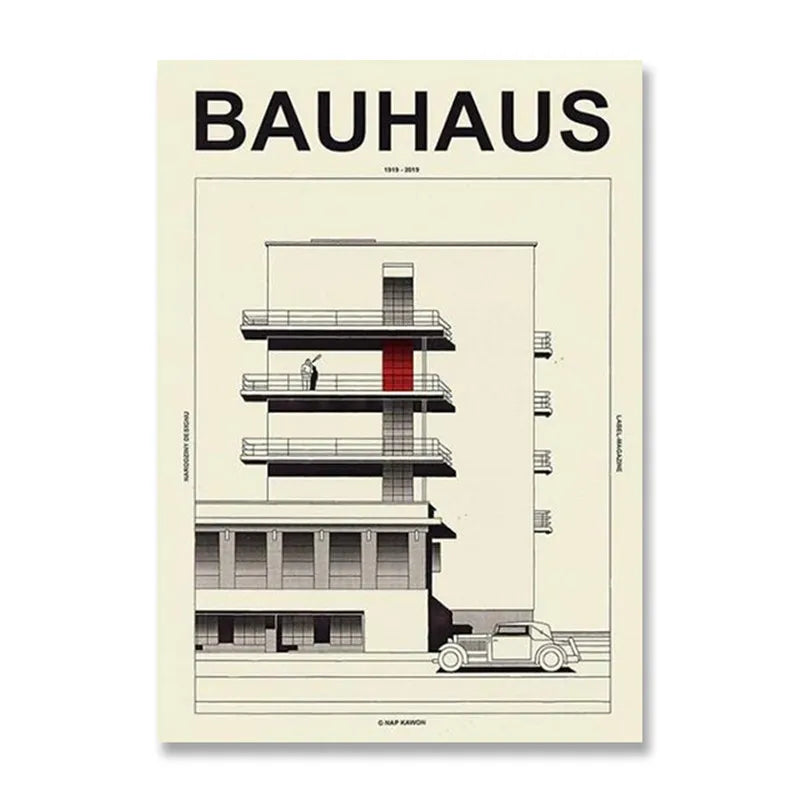 Bauhaus Architecture Print - Sudd