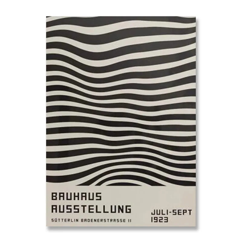 Bauhaus Ausstellung 1923 Wavy Print - Sudd