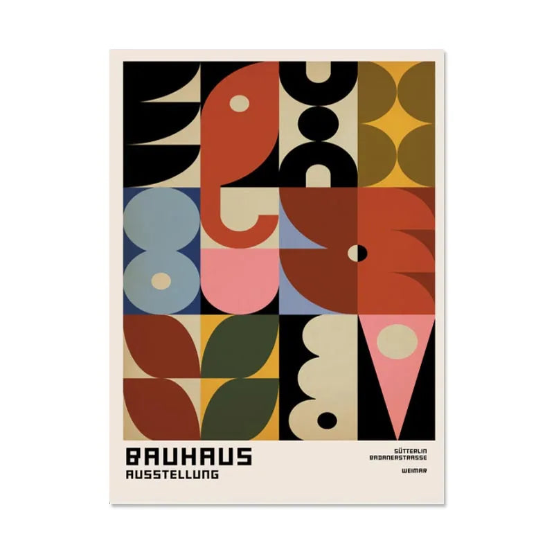 Bauhaus Ausstellung Collage Print - Sudd