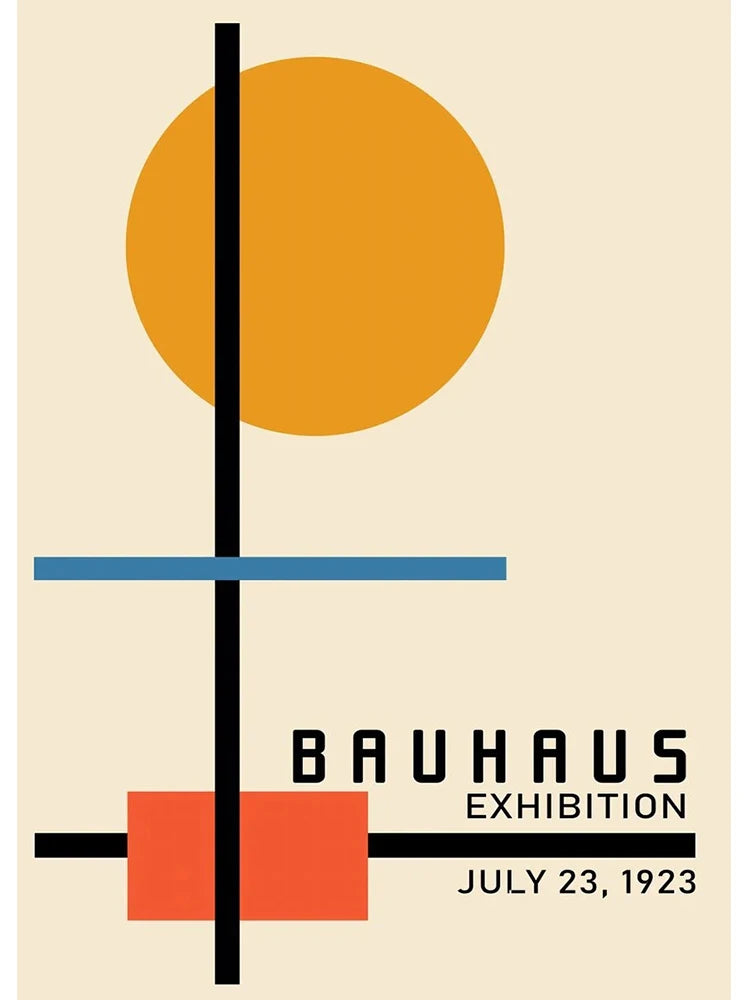 Bauhaus Exhibition July 23 1923 Print - Sudd