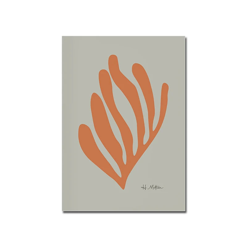 Matisse "Orange Leaf" Print - Sudd