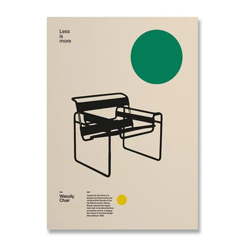 Wassily "Less Is More" Print - Sudd